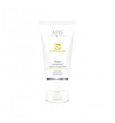 APIS Vitamin Balance maska z wit. C i białymi winogronami 200ml